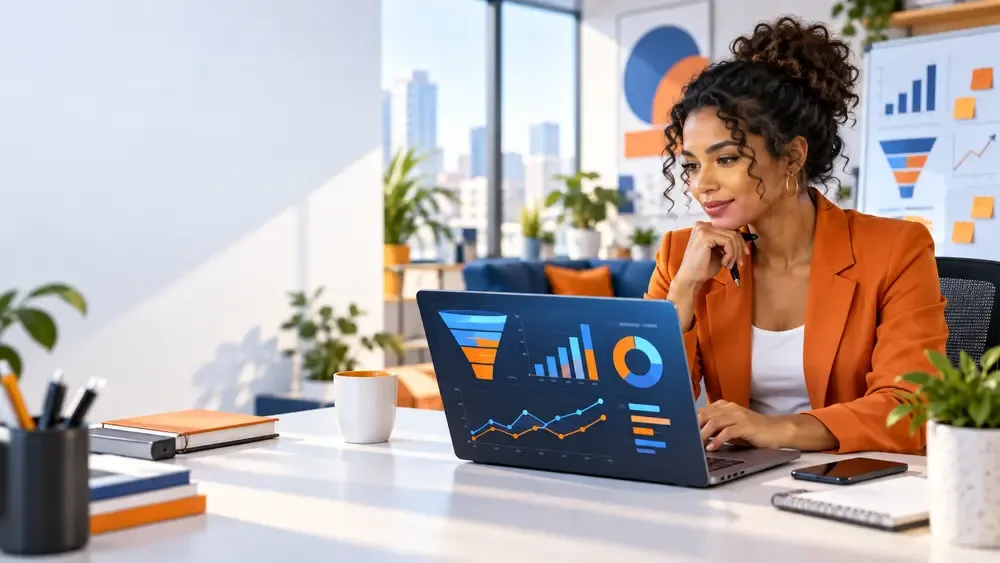 Funil de vendas no Power BI: conversão e ciclo comercial